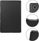 Trifold PU Leather Stand Protective Flip Tablet Case for Galaxy Tab A7 2020 (T500/ T505/ T507) - Black - Brand New