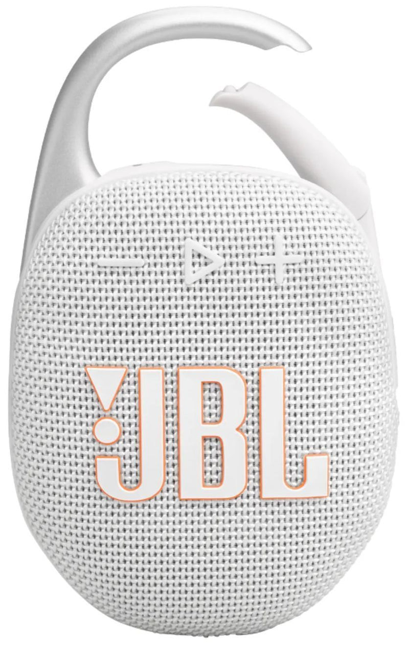 JBL  Clip 5 Portable Speaker  - White - Brand New