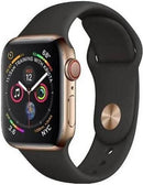 Apple Watch Series 4 44mm (GPS) Black Sport Band - 16GB - Gold - Excellent condition